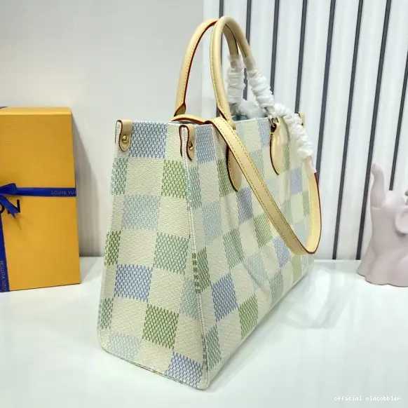Official oldcobbler VUITTON LOUIS ONTHEGO MM-35*27*14cm 0521
